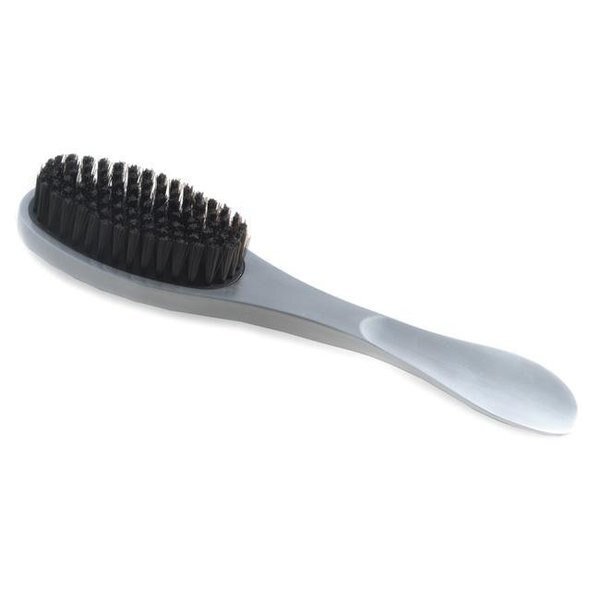 Bey-Berk International BB688 Brushed Aluminum Clothes & Lint Brush with Shoe Horn; Silver, Bey Berk International, Mfr#: BB688
